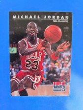 🏀1992 SkyBox Michael Jordan NBA Playoffs USA Basketball #42👀