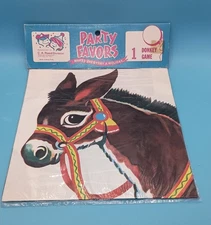 NEW! Vintage Pin The Tail On The Donkey Children's Party Game C.A. Reed