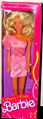 Vintage Party Pink Barbie Winn-Dixie Special Circa #7637 1989 Mattel