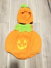 Dress Up America Halloween Baby Infant Pumpkin Costume W/ Hat 6-12 Months