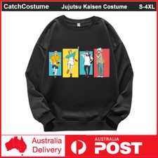 Anime Jujutsu Kaisen Sweatshirt Sweater Long Sleeve Coat Casual Pullover Unisex