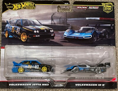 #ad Hot Wheels Premium CarCulture 2 Pack Volkswagen Jetta MK3 amp; ID R Free Shipping $22.88
