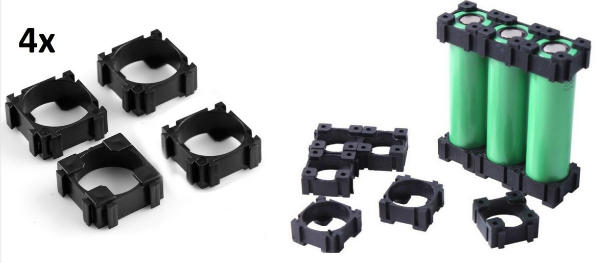 Supporto Batteria 18650 – Distanziatori Per Celle – 5 Pezzi Da 4 Posti