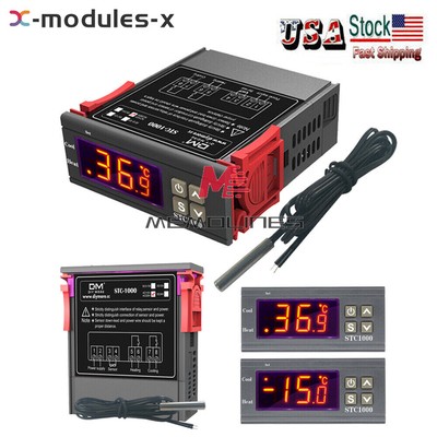 STC-1000 110-220V Digital Display Temperature Controller Thermostat NTC Sensor