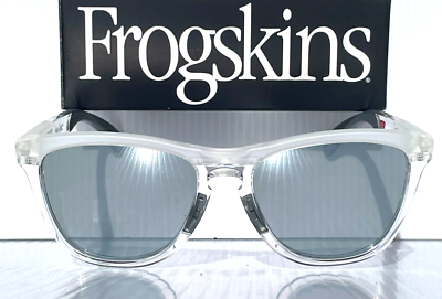 Oakley FROGSKINS RANGE Crystal Clear POLARIZED Galaxy Chrome