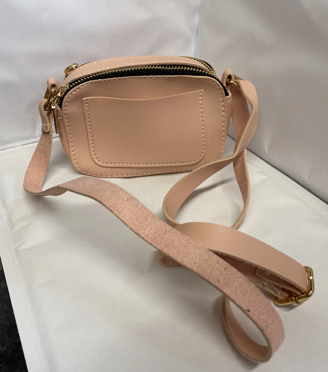 Blush pink top shoulder bag