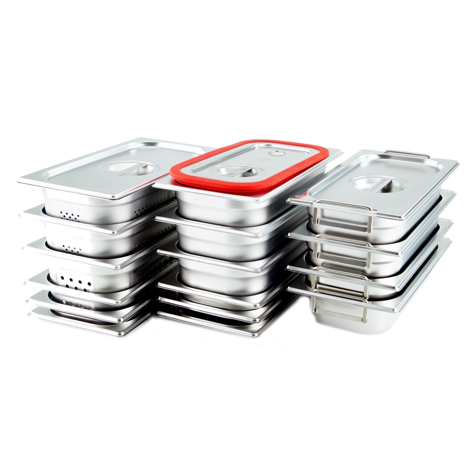 GN Behälter oder Deckel Gastronorm 1/1 1/2 1/3 1/4 1/6 1/9 2/3 2/4 2/1 Edelstahl