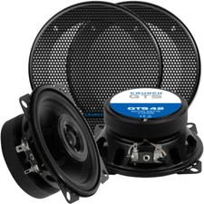 Crunch GTS-42 10cm 2 Wege Koax Auto Lautsprecher Paar (4") Coax Speaker Boxen