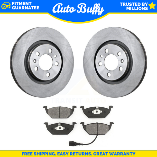 PowerStop Rear Semi-Coated Rotor Kit | 1998–2005 Volkswagen Jetta (SC847) main image 0