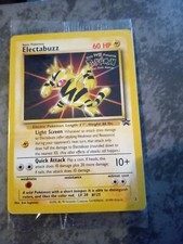 Pokémon Electabuzz Rare 1999 Film Black Star Promo Card 