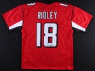 Calvin Ridley Signed Falcons Red Jersey (Beckett) Atlanta 1st Rd Pick 2018 Draft — photo 1