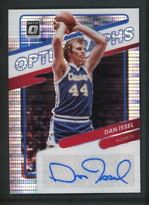 2021-22 DAN ISSEL 02/20 AUTO PANINI DONRUSS OPTIC PULSAR SILVER AUTOGRAPHS