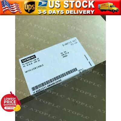 ONE SIEMENS 6GK1571-0BA00-0AA0 PC ADAPTER USB A2