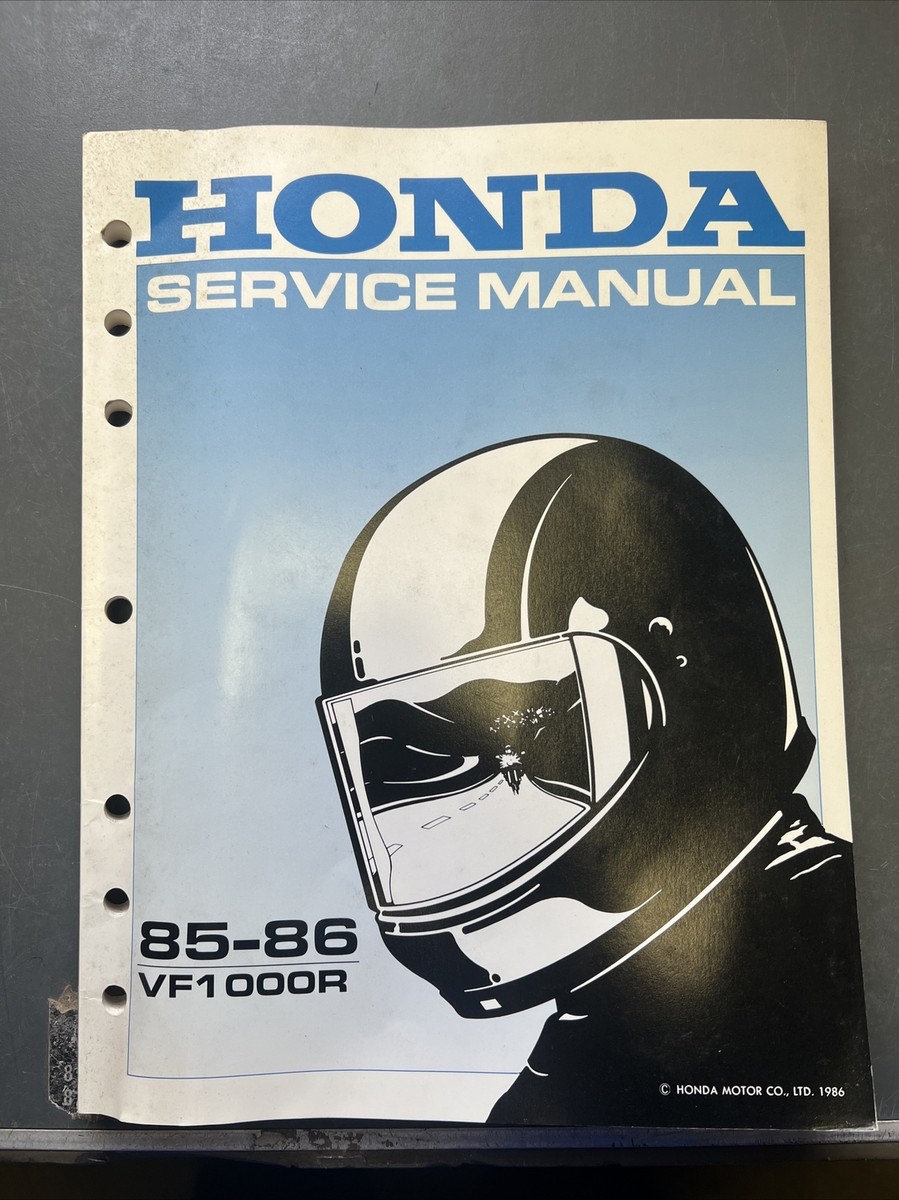 HONDA　VF1000R　サービスマニュアル　SHOP MANUAL 85-86 Honda VF1000R service manual 61MJ401 Factory OEM | eBay