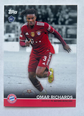 Topps FC Bayern München Team-Set 2021/22 Omar Richards RC
