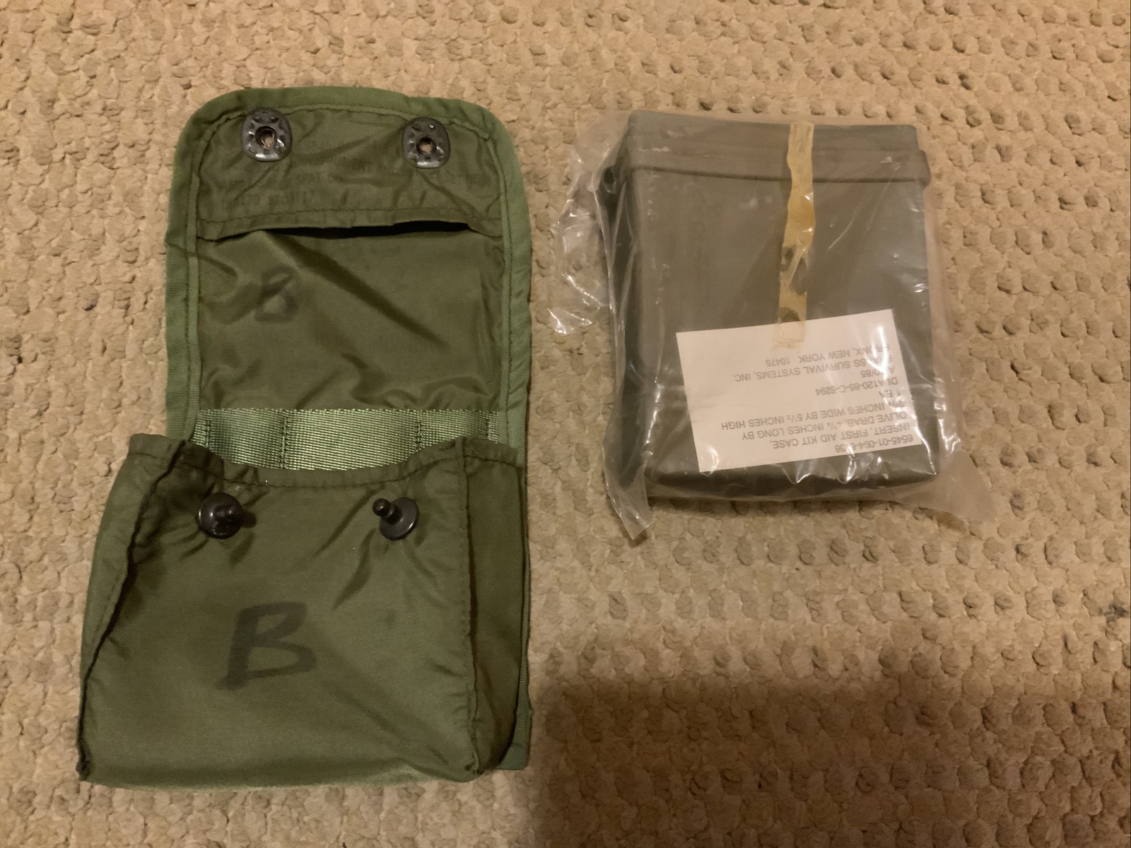 USGI First Aid Kit Individual Case Medical Instrument Supply Set no. 8