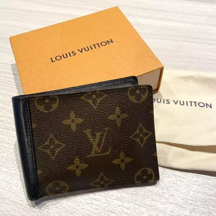 Louis Vuitton Folio Wallet Monogram Macassar Portefeuille Mindoro