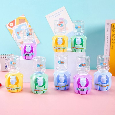 1 Set Cute Cartoon Mini Children Water Dispenser Toy Pretend Play Kitchen Toys