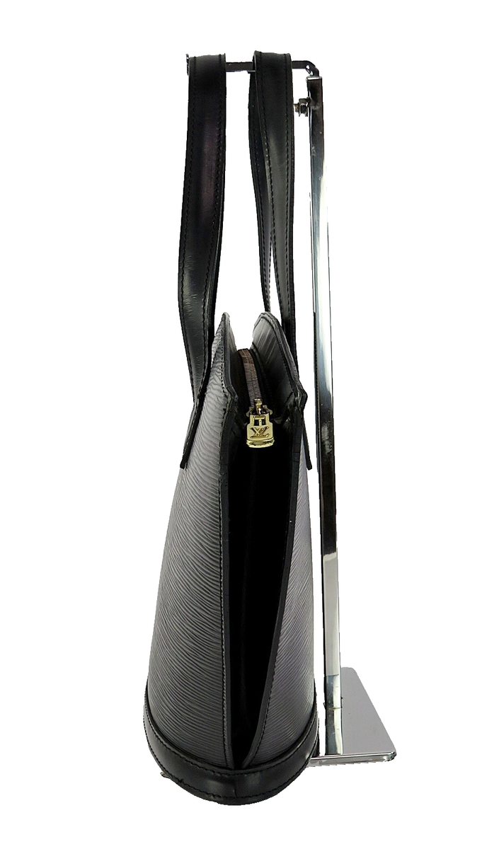 Auth LOUIS VUITTON Saint Jacques (Small) Black Epi Leather Tote