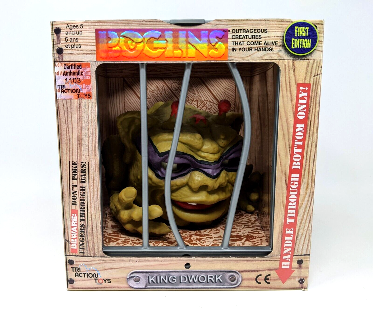 Tri-Action Toys 2021 Boglins King DWORK Red Eyed Monster Puppet