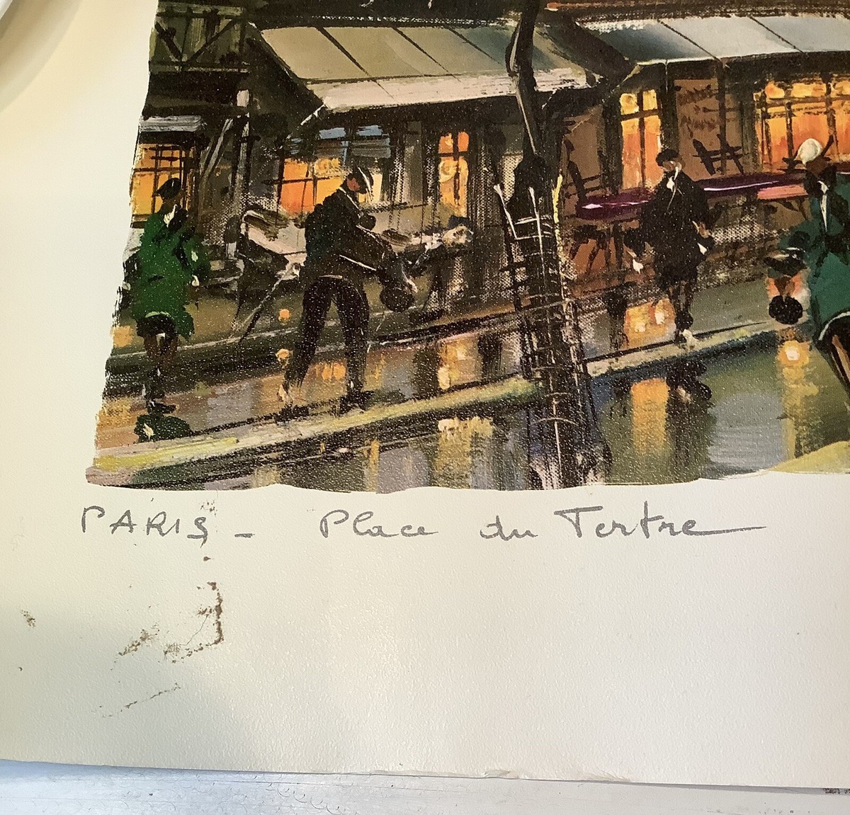 Maurice Legendre Vintage Art Print Of Paris La Place Du Tertre