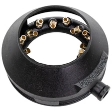 Leyso WR-JBC 16 Copper Tips Speed Jet Burner with Cap Cast Iron Body 130,000 BTU