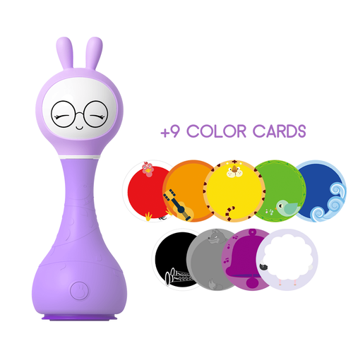 Alilo Smart Bunny Shake & Tell Baby Rattle Educational Interactive Toy, Eng/Rus - Picture 32 of 36