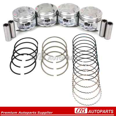 For JDM Honda ZC P29 Acura Integra 1.6L Engine .020'' Over Pistons+Ring Set D16A1