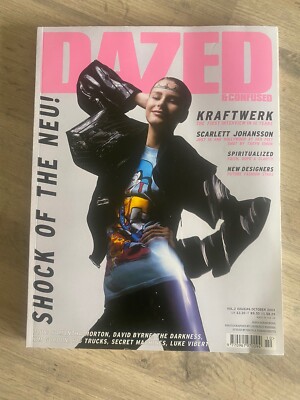 DAZED & CONFUSED 10/2003 HANA SOUKUPOVA Scarlett Johansson KRAFTWERK
