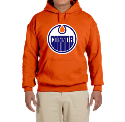 Edmonton Oilers Connor McDavid Logo Hooded sweatshirt
