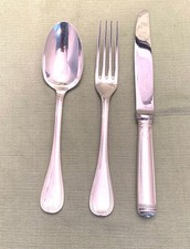 Christofle Malmaison Vorspeisenbesteck-Set Messer Gabel Löffel "versilbert"