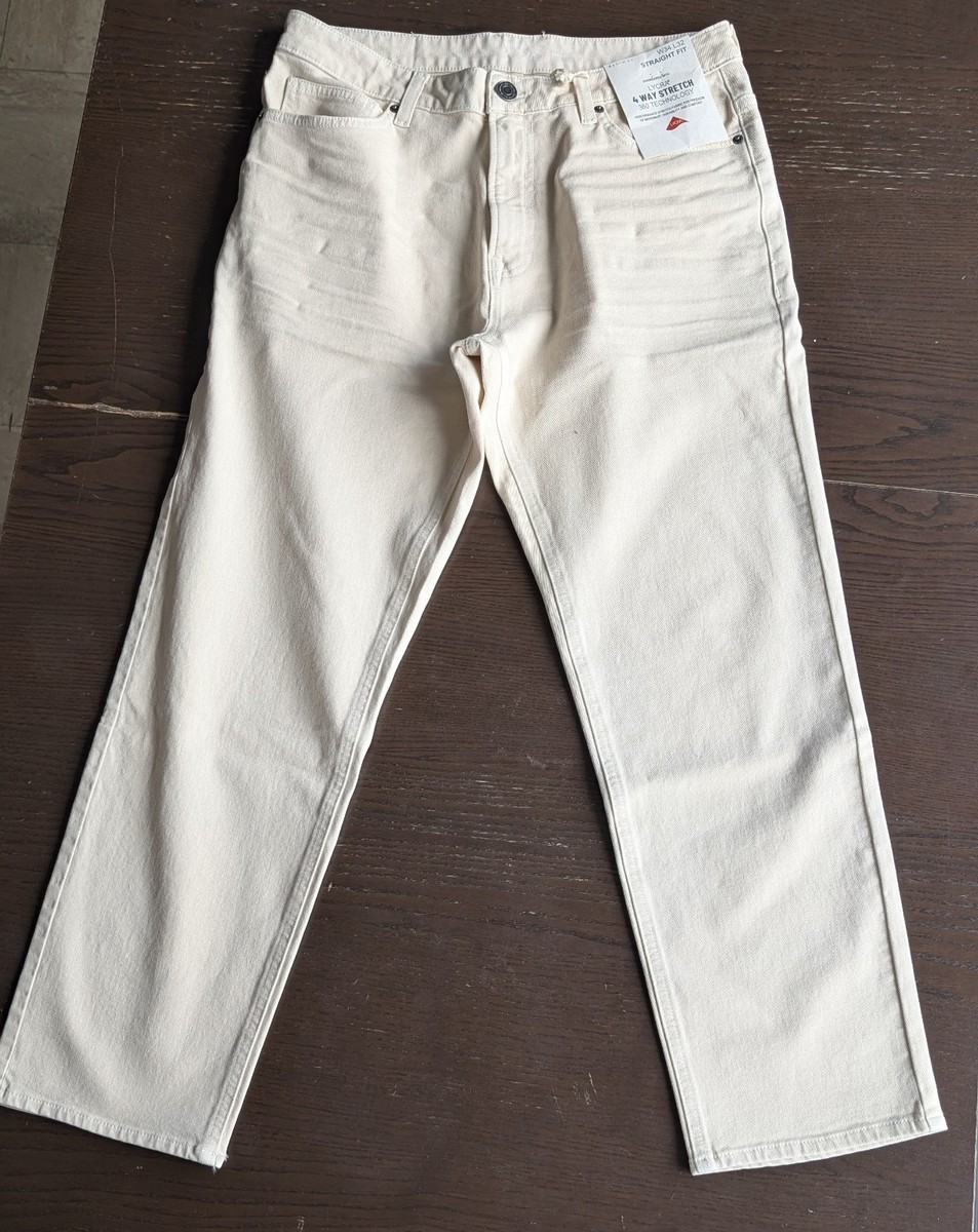 Denim Co Men's Straight Leg Cotton Jeans W34/L32 Straight Fit