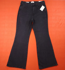 Universal Thread Women's Stretch High-Rise Flare Jeans Black Size 10 Short NWT