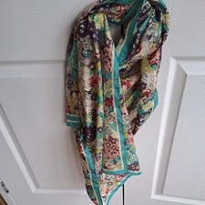 COLLIER CAMPBELL Scarf  Multicoloured Womens 100% Silk