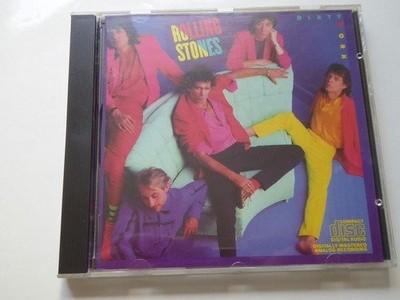 ROLLING STONES dirty work NO BARCODE DIDP 10477 IMPORT EX/EX (CD Album, Rock)