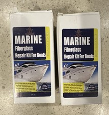 Marine Fiberglass Repair Kit for Boats, Gel Coat Repair Kit Epoxy 2 Pack New
