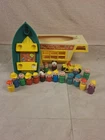 Vtg Fisher Price Little People Play Family Camper #994 Boat Motorcycle Extras!