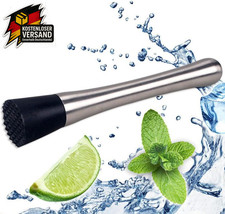 2 Stück Cocktail Stößel, Edelstahl Cocktail Zubehör,Cocktailstößel, Mojito Stamp