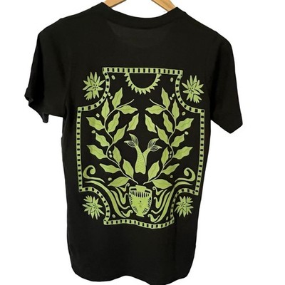 Starbucks Reserve Roastery Logo T-Shirt Black with Green Laurel Graphic Print XS