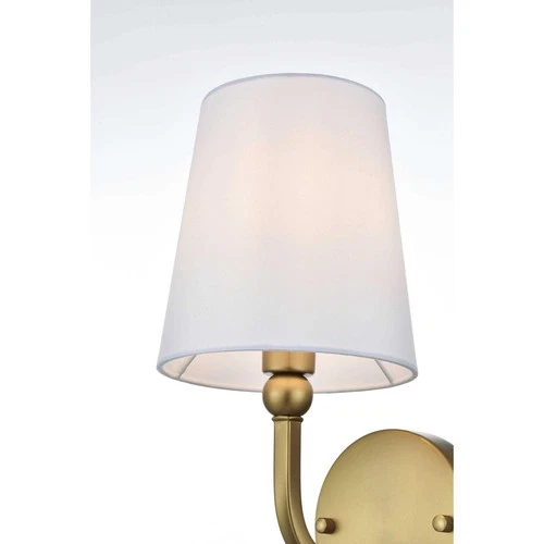 Living District LD7322W6SG Senna Bathroom Vanity Light Satin Gold - Picture 4 of 7
