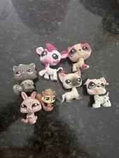 Littlest Pet Shop LPS Lot Of 7 Pets