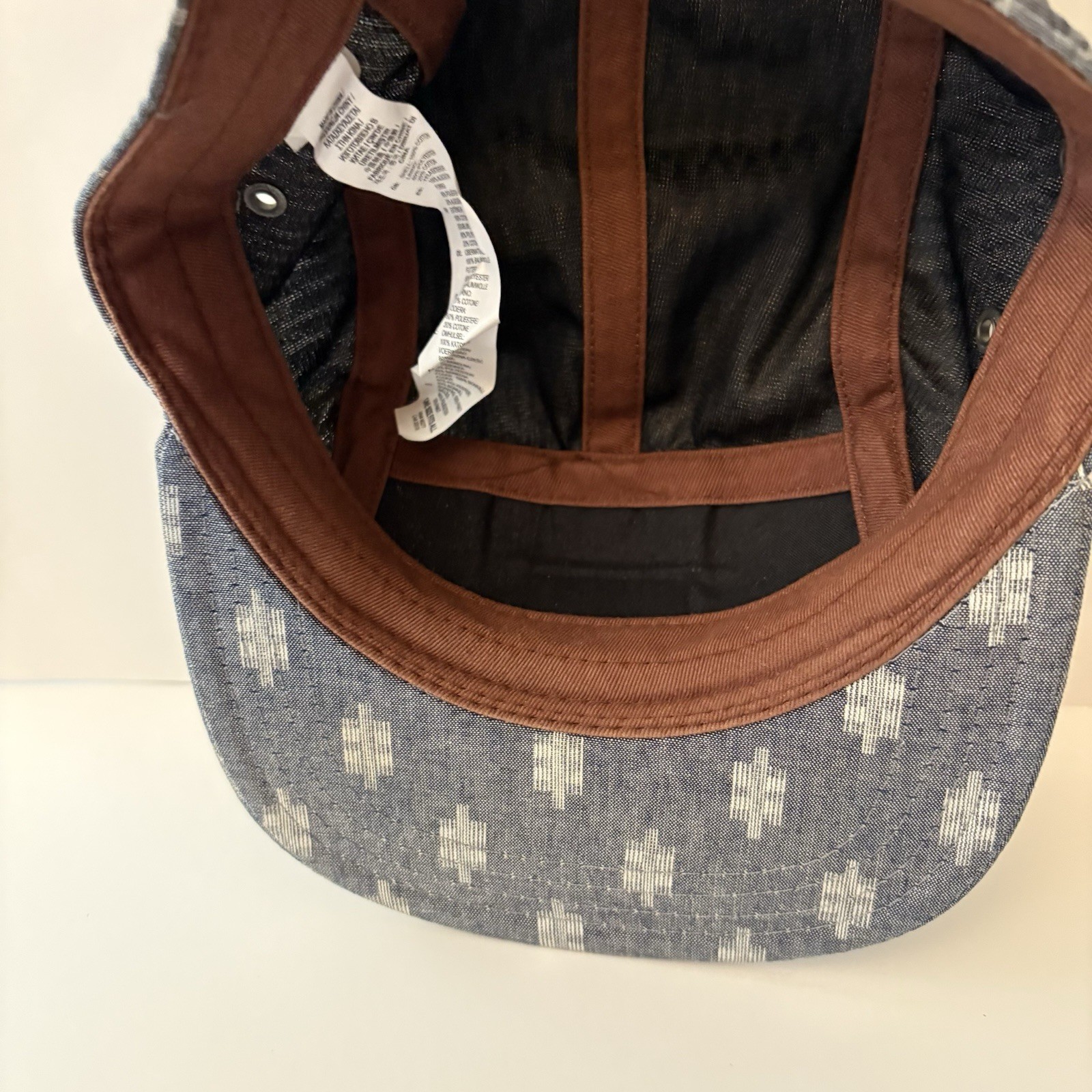 Vans Davis 5 Panel Hat Leather Patch Skating Gray… - image 7