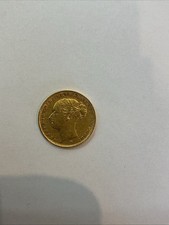 1886M Full Gold Sovereign 22ct Queen Victoria Head St George --Melbourne