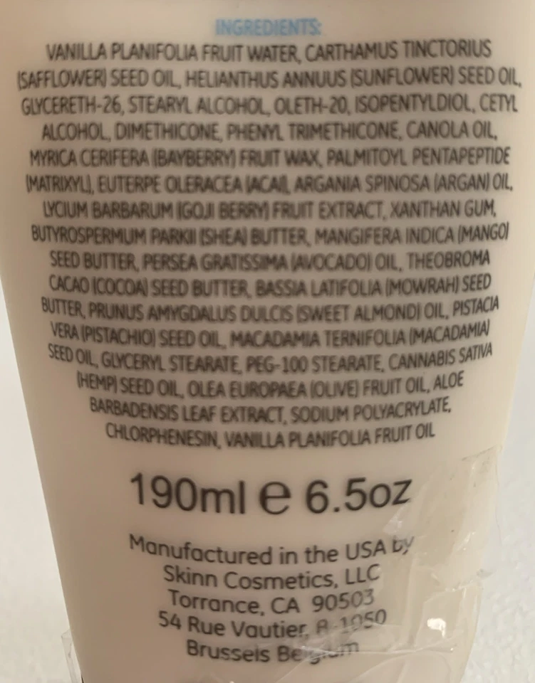 Skinn Dimitri James Creme Extreme 12 Butter & Peptite Body Lotion w/ Acai 6.5oz - Image 3 of 4