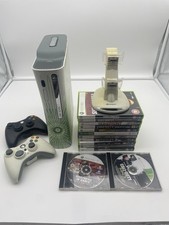 Xbox 360 Console Bundle With 2 Controllers, 13 Games And 60GB HDD Tested Working