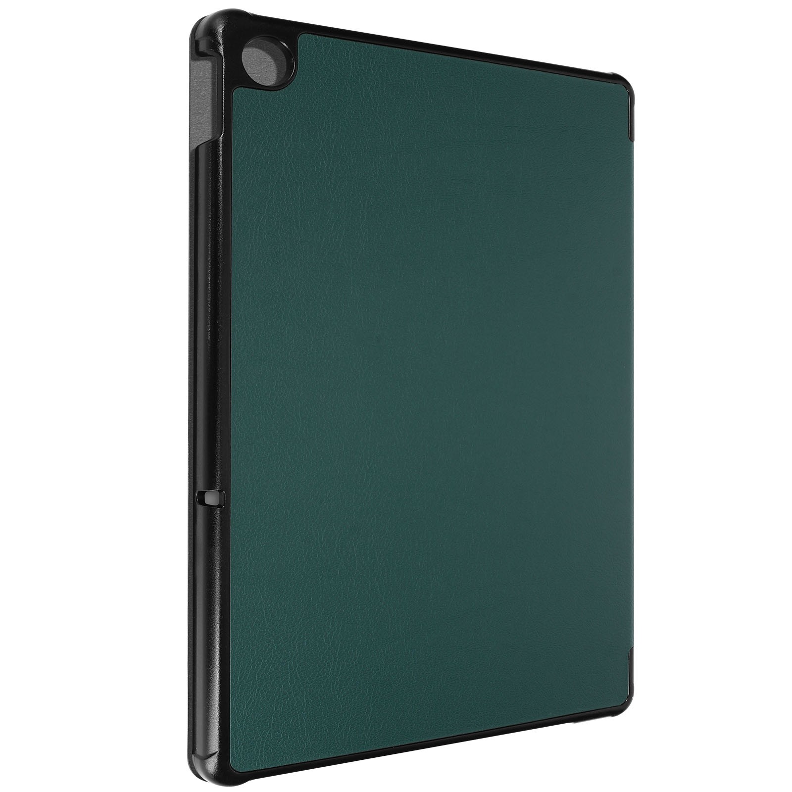 Housse rabattable Tab M10 Plus 3ème Gen design bleu vert bicolore avec support ajustable