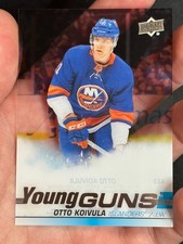 #483 Otto Koivula Young Guns Clear Cut 2019-20 Upper Deck Series 2 Rookie RC