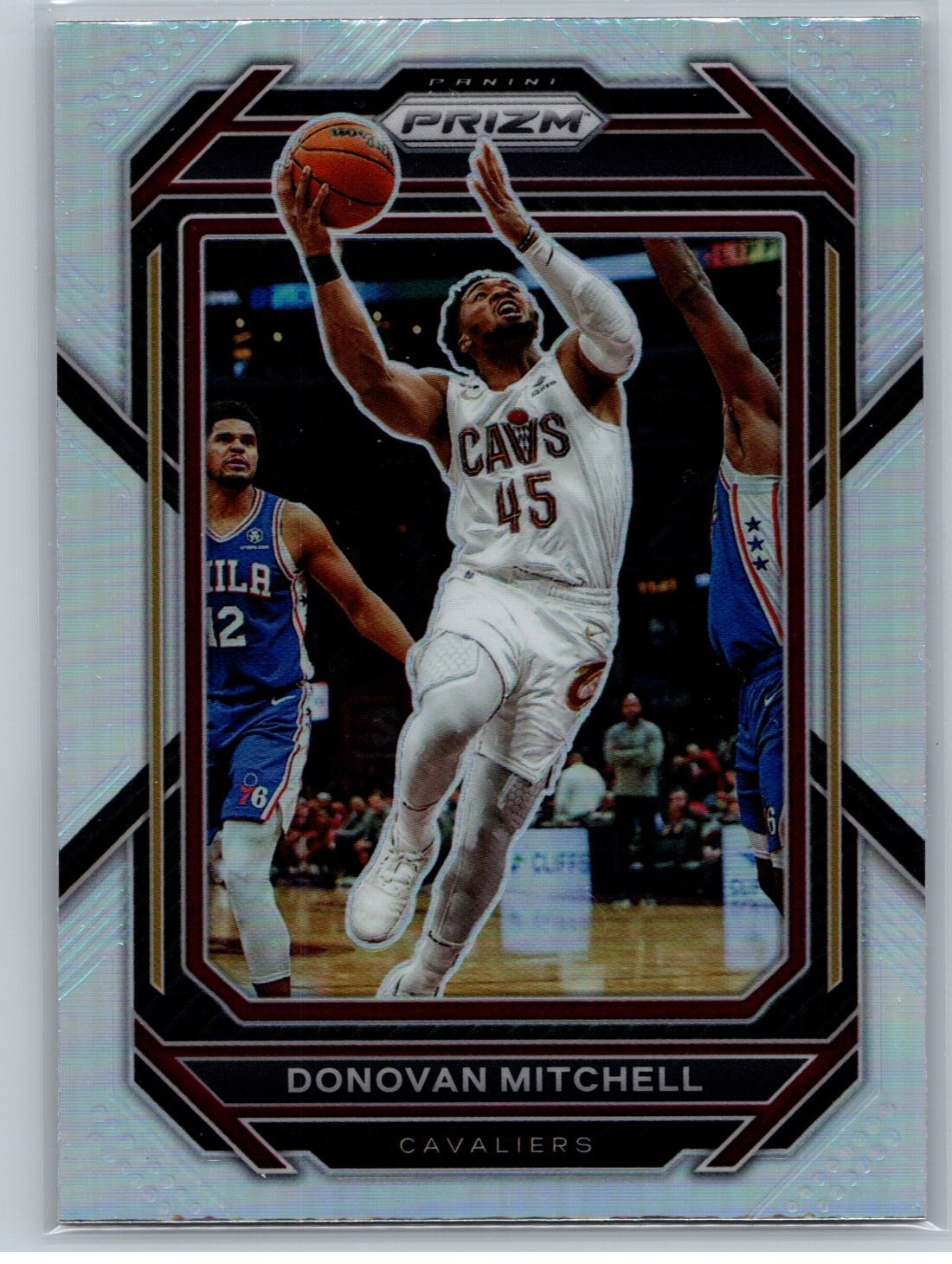 2022-23 Panini Prizm #66 Donovan Mitchell Prizms Silver