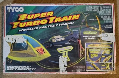 VINTAGE 7431 TYCO SUPER TURBO TRAINSET HO SCALE  COMPLETE (TESTED WORKS) 