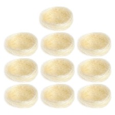 10 Pcs Creative Bird's Nest Ornaments Simulated Decor Artificial Decoration